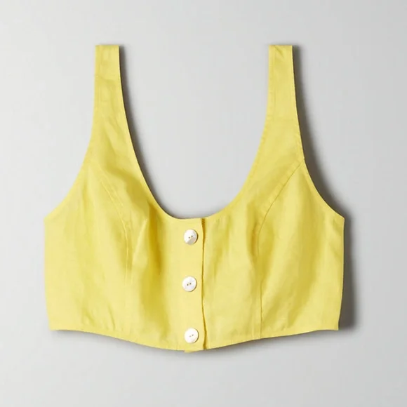 Aritzia Wilfred Free Sisley Cropped Tank - Picture 2 of 5
